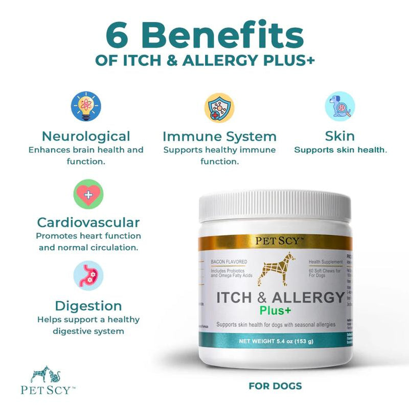Petscy Itch & Allergy plus Soft Chews for Dogs