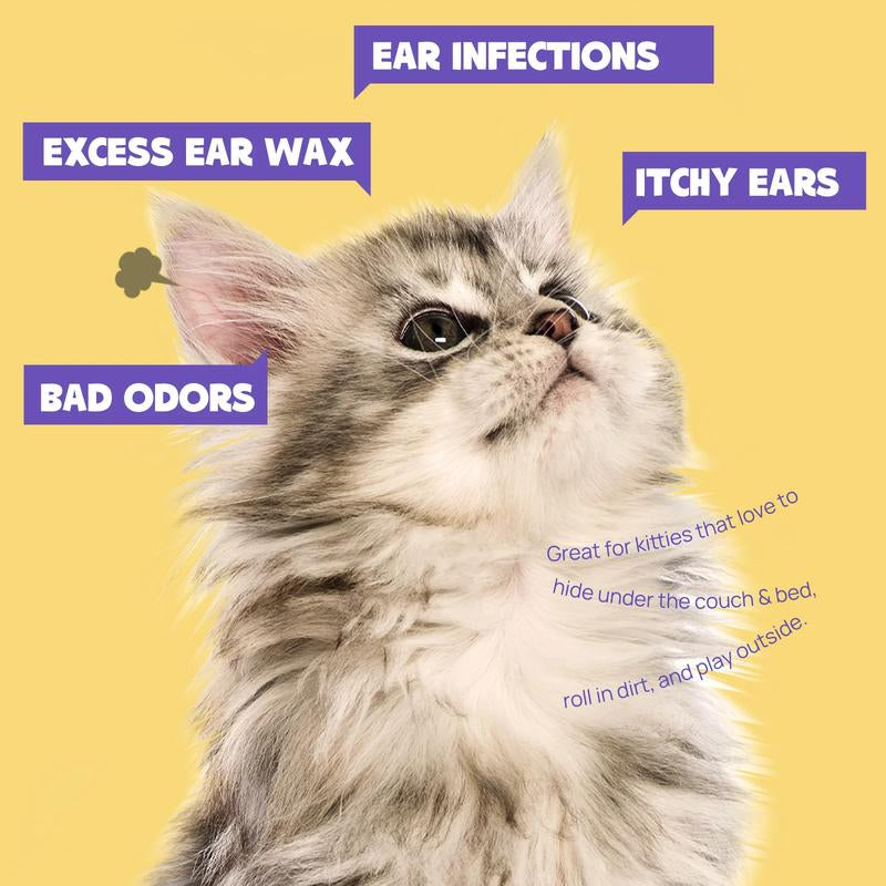 HICC PET Dog&Cat Dental Wipes | Vet Approved No-Rinse Teeth Cleaning for Dogs & Cats | Fight Plaque, Tartar & Bad Breath Easy Grip Finger Pads 3-In-1 Plaque Remover Grooming Cleaner No Brush Needed #Petlife