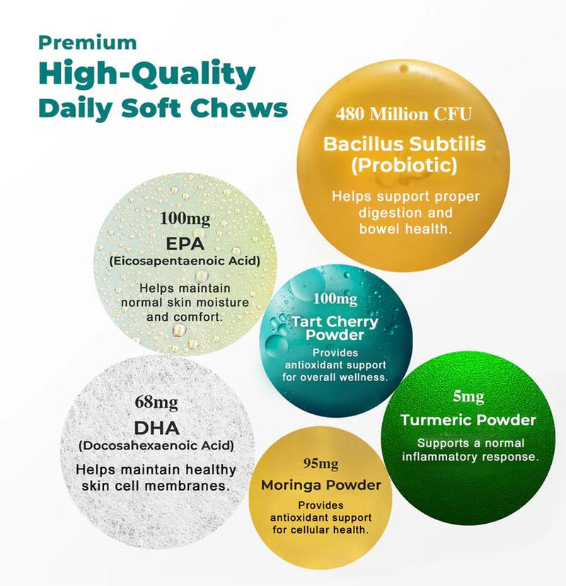 Petscy Itch & Allergy plus Soft Chews for Dogs